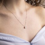 Collana con Pendente in Oro Bianco con Diamanti - 2485330