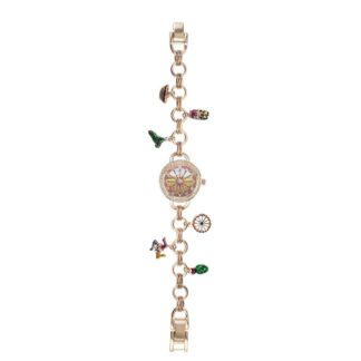 Orologio Solo Tempo Mizzica in Acciaio con Charms Siciliani - La Ruota - MJ101R