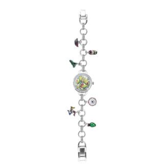 Orologio Solo Tempo Mizzica in Acciaio con Charms Siciliani - Il Fico d'India - MJ102B