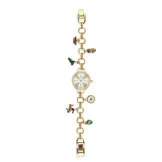 Orologio Solo Tempo Mizzica in Acciaio con Charms Siciliani - Keramos - MJ106