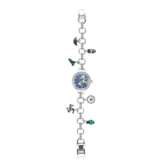 Orologio Solo Tempo Mizzica in Acciaio con Charms Siciliani - La Trinacria - MJ135