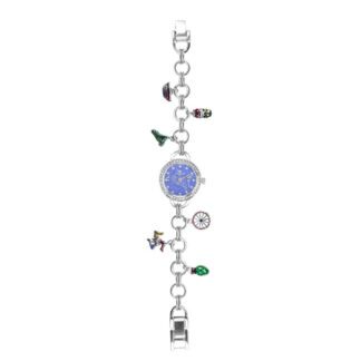 Orologio Solo Tempo Mizzica in Acciaio con Charms Siciliani - La Sicilia - MJ161