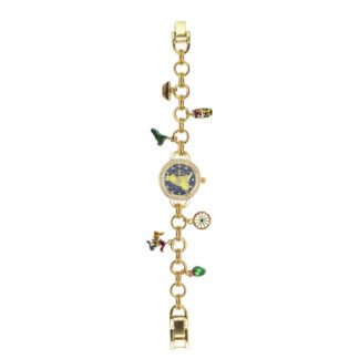 Orologio Solo Tempo Mizzica in Acciaio con Charms Siciliani - La Sicilia - MJ162