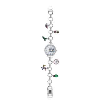 Orologio Solo Tempo Mizzica in Acciaio con Charms Siciliani - La Trinacria - MJ163