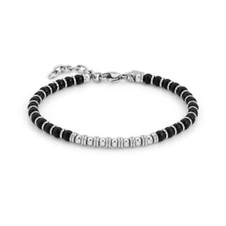 Bracciale da Uomo Nomination in Acciaio con Onice - 027902/044