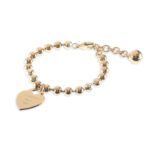 Bracciale da Donna Unoaerre in Bronzo Dorato con Cuore - 1313
