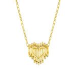 Collana Nomination in Argento e Zirconi con Cuore - 149706/024
