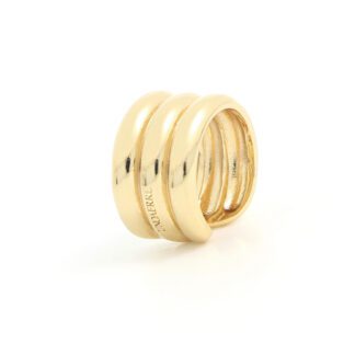 Anello da Donna Unoaerre in Bronzo Dorato Bombato - 1975