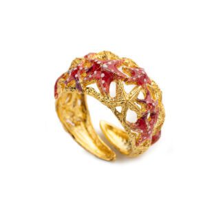 Anello Isola Bella in Argento Stella Marina - Nude - 20001211
