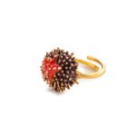 Anello Isola Bella in Argento e smalti Riccio e Stella Marina - 20001214