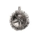 Ciondolo Isola Bella in Argento Riccio Aculei Grande - Nude - 20001224