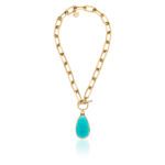 Collana da Donna Unoaerre in Bronzo con Cristallo Turchese - 2037