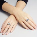 Anello da Donna Unoaerre in Argento con Iolite Blu - 6040