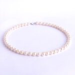 Collana Clesi in Oro Bianco con Perle d'Acqua Dolce - 6136