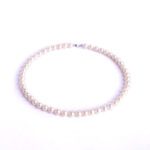 Collana Clesi in Oro Bianco con Perle d'Acqua Dolce - 6136
