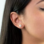 Orecchini Davite & Delucchi in Oro Bianco con Perle - BBG08173