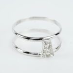 Anello da Donna in Oro Bianco con Diamanti - VERA-A