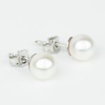 Orecchini Davite & Delucchi in Oro Bianco con Perle - BBG08174