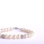 Bracciale da Donna in Perle e Oro Bianco - PB162PB/3