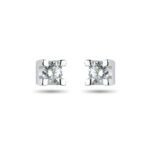 Orecchini Punto Luce in Oro Bianco con Diamanti - 2245298