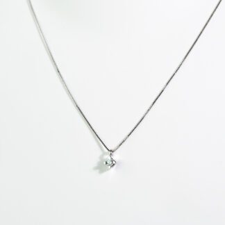 Collana Punto Luce Clesi in Oro Bianco con Diamante - 6304