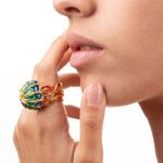 Anello Isola Bella in Argento e Smalti | Medusa - Loving Sicily - 20001015