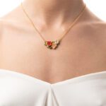 Collana Isola Bella in Argento e Smalti | Rosa - Loving Sicily - 20001018