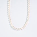 Collana Girocollo in Perle e Susta in Oro Bianco - PN151B/3 AU