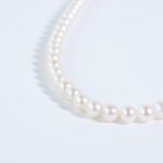 Collana Girocollo in Perle e Susta in Oro Bianco - PN151B/3 AU