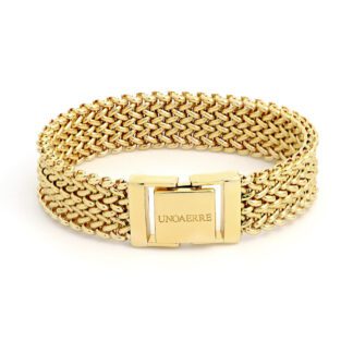 Bracciale da Donna Unoaerre in Bronzo Dorato - 1981