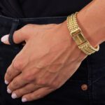 Bracciale da Donna Unoaerre in Bronzo Dorato - 1981