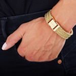 Bracciale da Donna Unoaerre in Bronzo Dorato - 1981