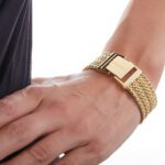 Bracciale da Donna Unoaerre in Bronzo Dorato - 1987