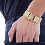 Bracciale da Donna Unoaerre in Bronzo Dorato - 1987