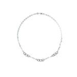 Collana da Donna in Oro Bianco 18kt a Catena - 2822