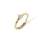Anello Mabina in Argento con Zircone a Cuore - 523232