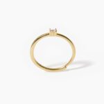 Anello Solitario Mabina in Argento con Zircone - 523234