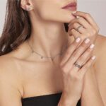 Anello Fiore Mabina in Argento con Zirconi Multicolor - 523246