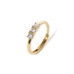 Anello Trilogy Mabina in Argento con Zircone - 523252