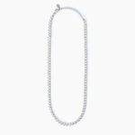 Collana Tennis Mabina in Argento con Zirconi a Cuore - 553501
