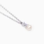 Collana Mabina in Argento con Perla e Zircone - 553503