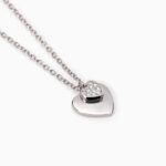 Collana Mabina in Argento con Zirconi e Cuore - 553506