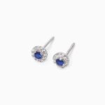 Orecchini Mabina in Argento con Zaffiri Sintetici e Zirconi - 563541