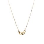Collana da Donna in Oro Giallo con Ciondolo a Maglia - 9476
