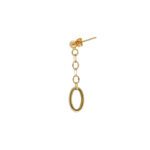 Orecchini Pendenti da Donna in Oro Giallo 18kt con Catena - DRCO52