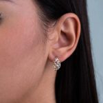 Orecchini da Donna in Oro Giallo e Bianco 18kt a Goccia - 30874OR