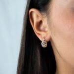 Orecchini da Donna in Oro Giallo e Bianco 18kt a Goccia - 30874OR