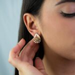 Orecchini da Donna in Oro Giallo e Bianco 18kt a Goccia - 20944OR