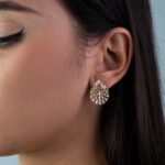 Orecchini da Donna in Oro Giallo e Bianco 18kt a Goccia - 20944OR