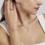 Orecchini Stella Mabina in Argento con Zirconi e Corindone - 563557